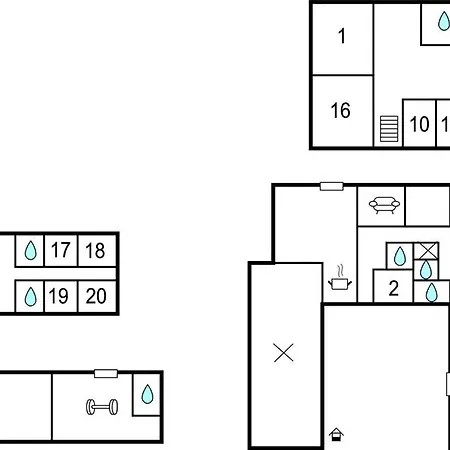22-bedroom In Henne Σπίτι διακοπών